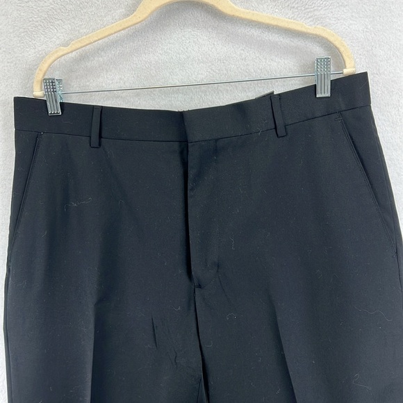 Banana Republic Men’s Wool Dress Pants Black Sz 36/34 Business Dressy Office EUC - Picture 3 of 10